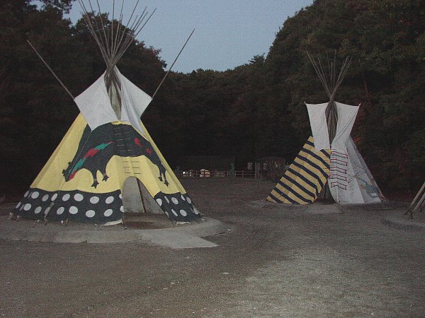 北アメリカ　平原インディアンのテント