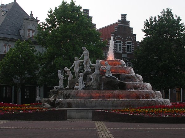 マウリッツ広場の噴水