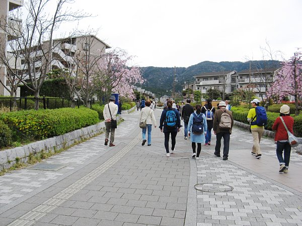 醍醐寺への遊歩道