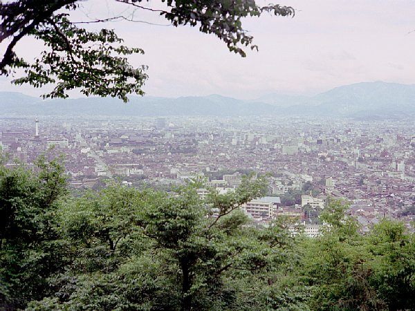 豊国廟からの眺め(1973年)