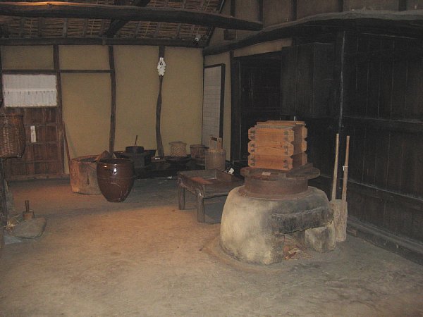江戸時代の農家　台所